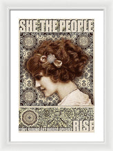 She The People 2 - Framed Print Framed Print Pixels 16.000" x 24.000" White White