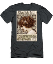 She The People 2 - Men's T-Shirt (Athletic Fit) Men's T-Shirt (Athletic Fit) Pixels Charcoal Small 