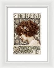 She The People 2 - Framed Print Framed Print Pixels 8.000" x 12.000" White White