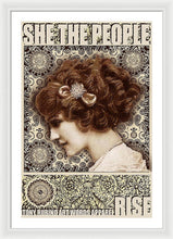 She The People 2 - Framed Print Framed Print Pixels 24.000" x 36.000" White White