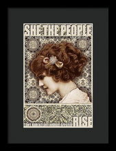 She The People 2 - Framed Print Framed Print Pixels 8.000" x 12.000" Black Black