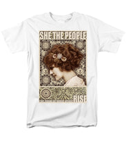 She The People 2 - Men's T-Shirt  (Regular Fit) Men's T-Shirt (Regular Fit) Pixels White Small 