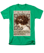 She The People 2 - Men's T-Shirt  (Regular Fit) Men's T-Shirt (Regular Fit) Pixels Kelly Green Small 