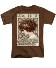 She The People 2 - Men's T-Shirt  (Regular Fit) Men's T-Shirt (Regular Fit) Pixels Coffee Small 