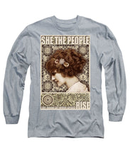 She The People 2 - Long Sleeve T-Shirt Long Sleeve T-Shirt Pixels Heather Small 