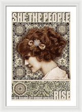 She The People 2 - Framed Print Framed Print Pixels 20.000" x 30.000" White White