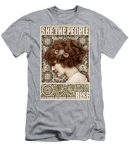 She The People 2 - Men's T-Shirt (Athletic Fit) Men's T-Shirt (Athletic Fit) Pixels Heather Small 