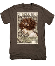 She The People 2 - Men's Premium T-Shirt Men's Premium T-Shirt Pixels Mocha Heather Small 