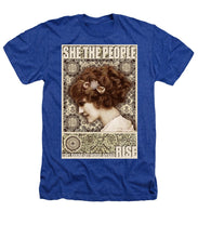She The People 2 - Heathers T-Shirt Heathers T-Shirt Pixels Royal Small 
