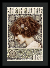 She The People 2 - Framed Print Framed Print Pixels 13.375" x 20.000" Black Black