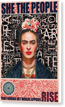 She The People Frida - Canvas Print Canvas Print Pixels 6.750" x 10.000" White Glossy