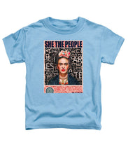 She The People Frida - Toddler T-Shirt Toddler T-Shirt Pixels Carolina Blue Small 