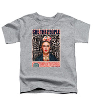 She The People Frida - Toddler T-Shirt Toddler T-Shirt Pixels Heather Small 