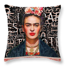 She The People Frida - Throw Pillow Throw Pillow Pixels 16" x 16" No 