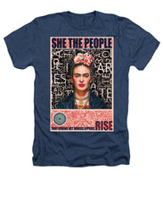 She The People Frida - Heathers T-Shirt Heathers T-Shirt Pixels Navy Small 