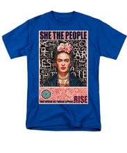 She The People Frida - Men's T-Shirt  (Regular Fit) Men's T-Shirt (Regular Fit) Pixels Royal Small 