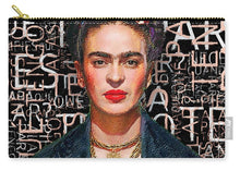 She The People Frida - Carry-All Pouch Carry-All Pouch Pixels Medium (9.5" x 6")  