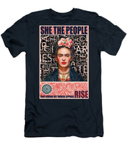 She The People Frida - Men's T-Shirt (Athletic Fit) Men's T-Shirt (Athletic Fit) Pixels Navy Small 