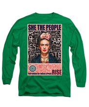 She The People Frida - Long Sleeve T-Shirt Long Sleeve T-Shirt Pixels Kelly Green Small 