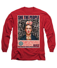 She The People Frida - Long Sleeve T-Shirt Long Sleeve T-Shirt Pixels Red Small 