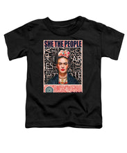 She The People Frida - Toddler T-Shirt Toddler T-Shirt Pixels Black Small 