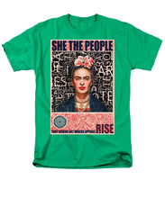 She The People Frida - Men's T-Shirt  (Regular Fit) Men's T-Shirt (Regular Fit) Pixels Kelly Green Small 