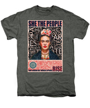 She The People Frida - Men's Premium T-Shirt Men's Premium T-Shirt Pixels Platinum Heather Small 