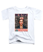 She The People Frida - Toddler T-Shirt Toddler T-Shirt Pixels White Small 