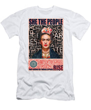 She The People Frida - Men's T-Shirt (Athletic Fit) Men's T-Shirt (Athletic Fit) Pixels White Small 