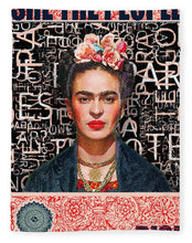 She The People Frida - Blanket Blanket Pixels 60" x 80" Plush Fleece 