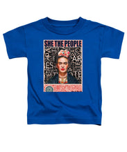 She The People Frida - Toddler T-Shirt Toddler T-Shirt Pixels Royal Small 