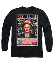 She The People Frida - Long Sleeve T-Shirt Long Sleeve T-Shirt Pixels Black Small 