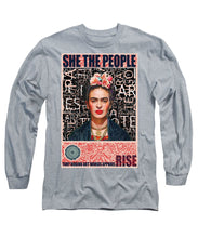 She The People Frida - Long Sleeve T-Shirt Long Sleeve T-Shirt Pixels Heather Small 