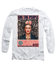She The People Frida - Long Sleeve T-Shirt Long Sleeve T-Shirt Pixels White Small 