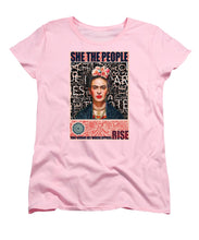 She The People Frida - Women's T-Shirt (Standard Fit) Women's T-Shirt (Standard Fit) Pixels Pink Small 