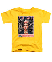 She The People Frida - Toddler T-Shirt Toddler T-Shirt Pixels Yellow Small 