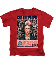She The People Frida - Kids T-Shirt Kids T-Shirt Pixels Red Small 