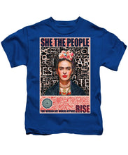 She The People Frida - Kids T-Shirt Kids T-Shirt Pixels Royal Small 