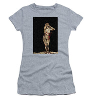 She's Made Of Armor - Women's T-Shirt (Athletic Fit)