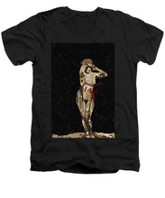 She's Made Of Armor - Men's V-Neck T-Shirt