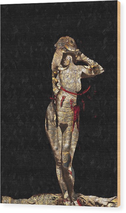 She's Made Of Armor - Wood Print