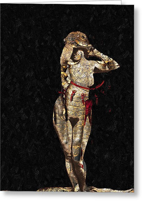 She's Made Of Armor - Greeting Card