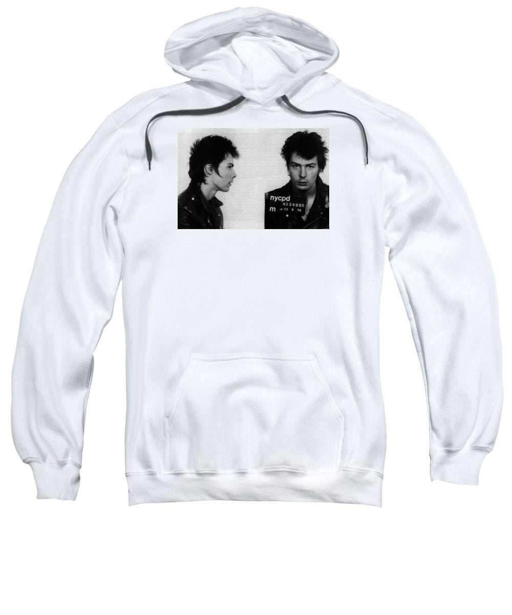 Sid Vicious Mug Shot Horizontal - Sweatshirt