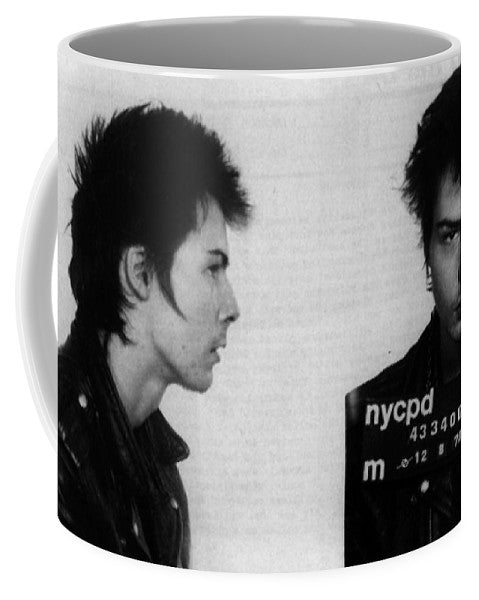 Sid Vicious Mug Shot Horizontal - Mug