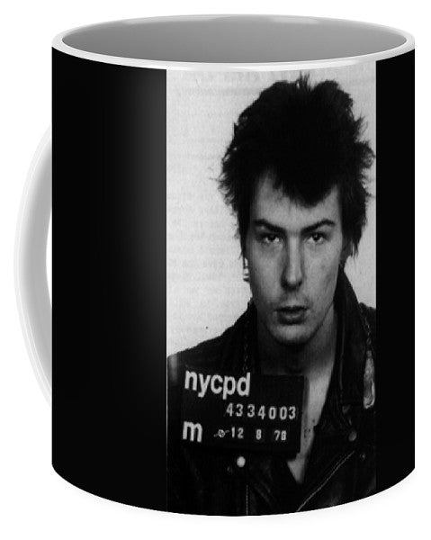 Sid Vicious Mug Shot Vertical - Mug