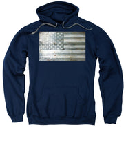Silver American Flag - Sweatshirt