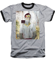 Silver And Gold Lee Harvey Oswald Mug Shot Nov 22 1963 Vertical Color  - Baseball T-Shirt