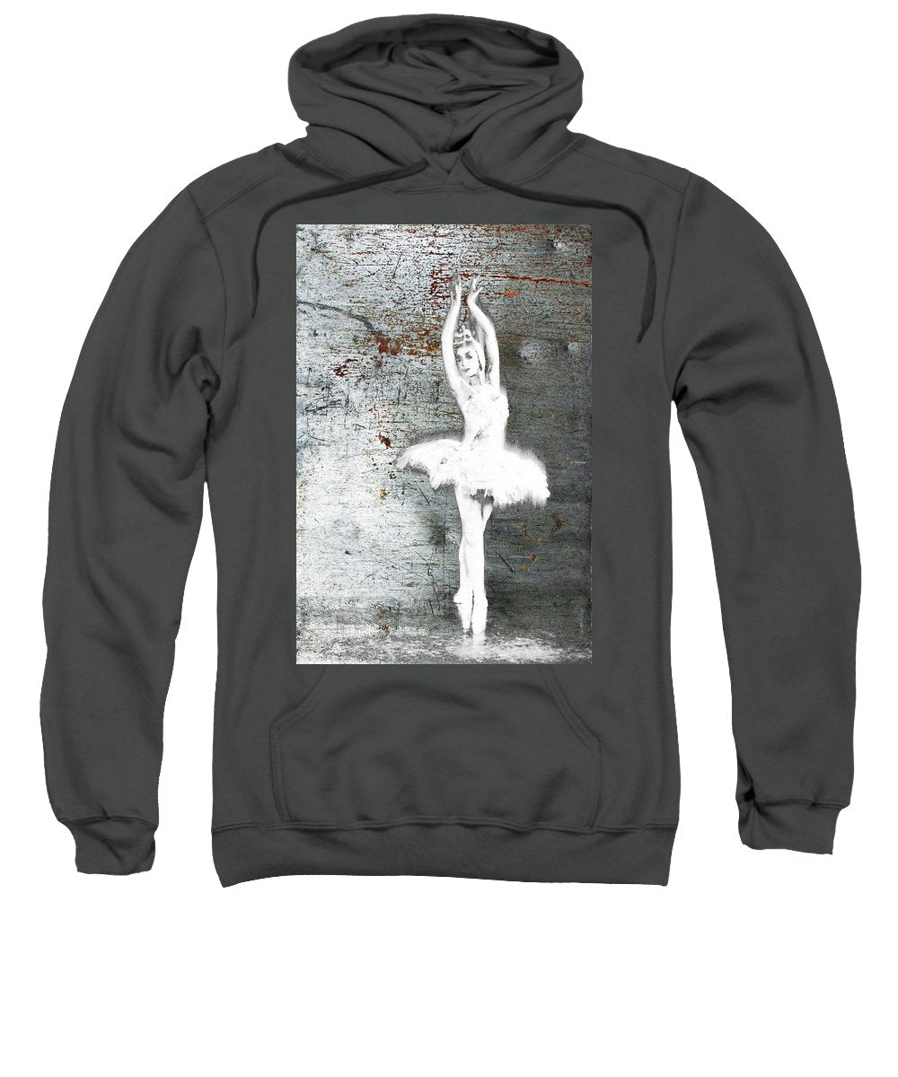 Silver Ballet Dancer Extended - Sweatshirt