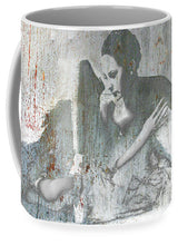 Silver Ballet Dancer Sitting  - Mug