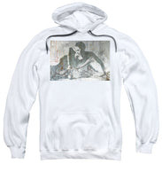 Silver Ballet Dancer Sitting  - Sweatshirt